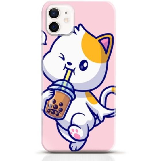 Cat iPhone 12 mini case Style 14