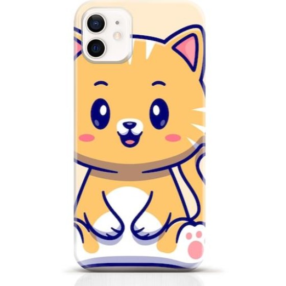 Cat iPhone 12 mini case Style 25