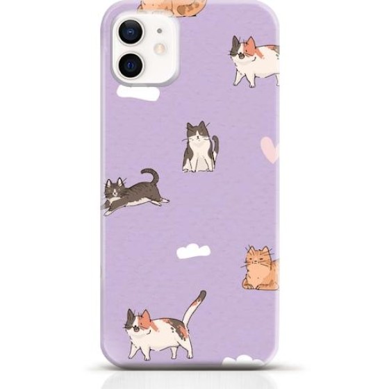 Cat iPhone 12 mini case Style 5