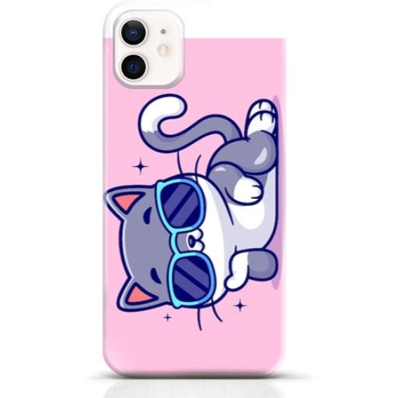 Cat iPhone 12 mini case Style 8