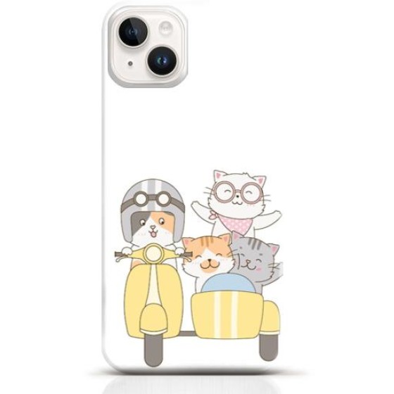 Cat iPhone 15 Plus case Style 16