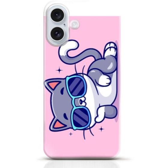 Cat iPhone 16 case Style 8