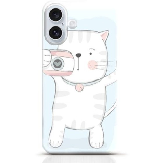 Cat iPhone 16 case Style 9