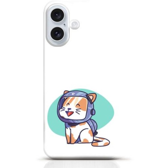 Cat iPhone 16 Plus case Style 12