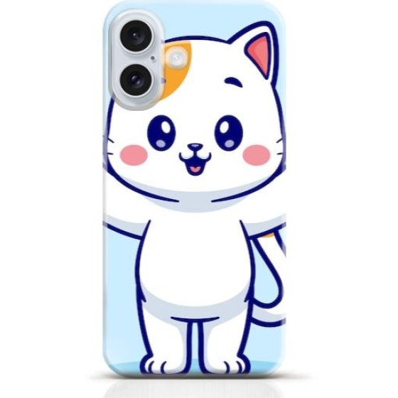 Cat iPhone 16 Plus case Style 22