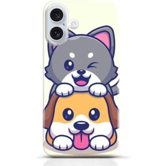 Dog iPhone 16 Plus case Style 14