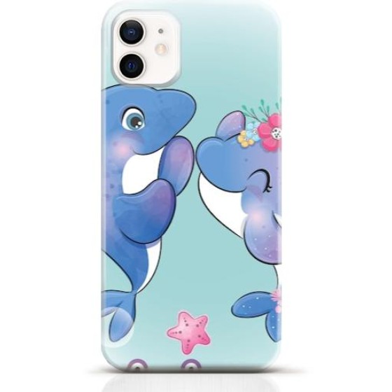 Dolphin iPhone 12 case Style 17