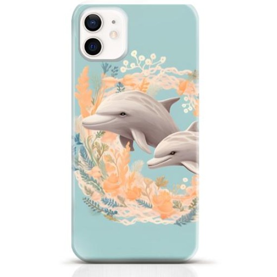 Dolphin iPhone 12 case Style 3