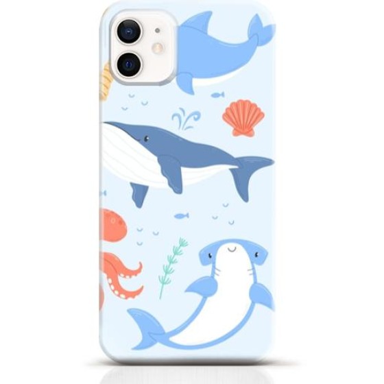 Dolphin iPhone 12 mini case Style 9