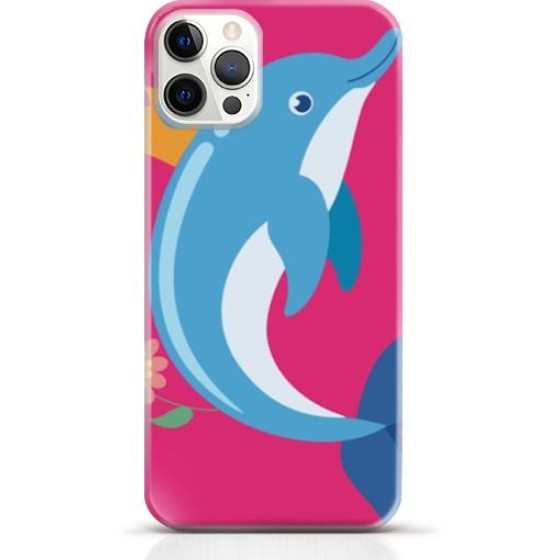 Dolphin iPhone 12 Pro case Style 10