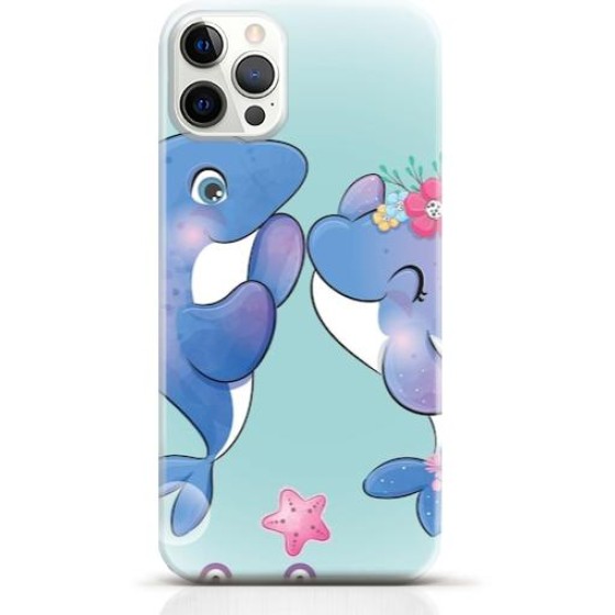 Dolphin iPhone 12 Pro case Style 17