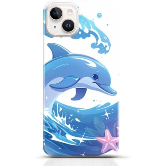 Dolphin iPhone 13 mini case Style 16