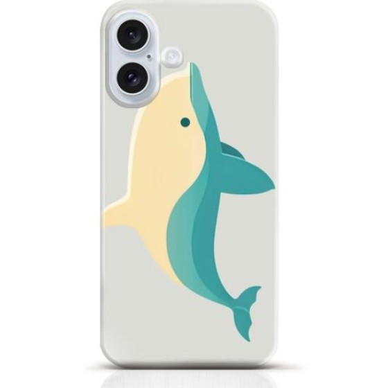 Dolphin iPhone 16 case Style 11