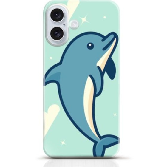 Dolphin iPhone 16 case Style 19
