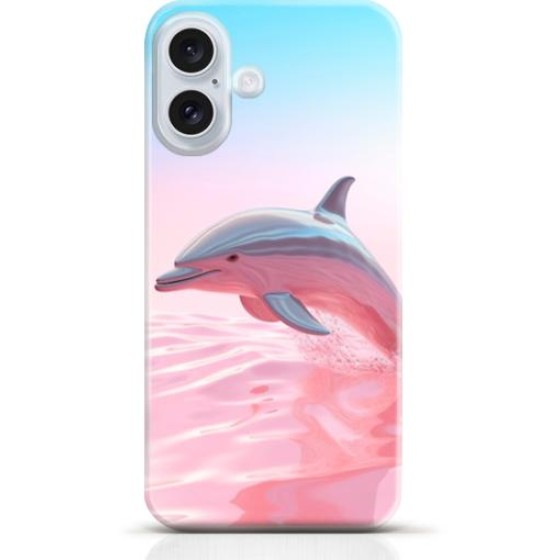 Dolphin iPhone 16 case Style 5