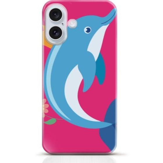 Dolphin iPhone 16 Plus case Style 10
