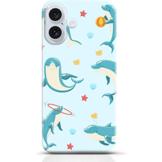 Dolphin iPhone 16 Plus case Style 15