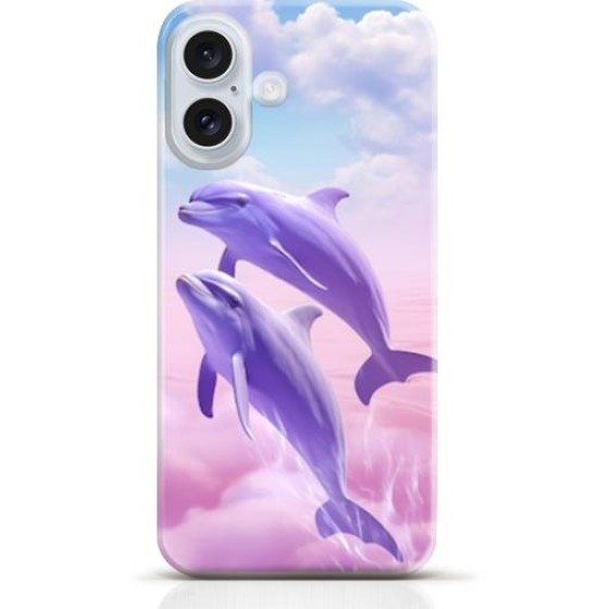 Dolphin iPhone 16 Plus case Style 2