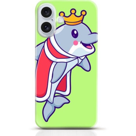 Dolphin iPhone 16 Plus case Style 24