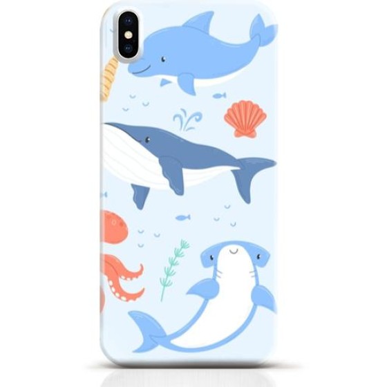 Dolphin iPhone X case Style 9