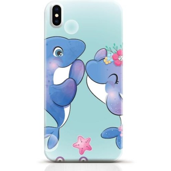 Dolphin iPhone XS case Style 17