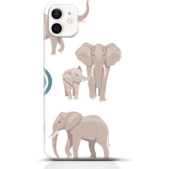 Elephant iPhone 12 mini case Style 7