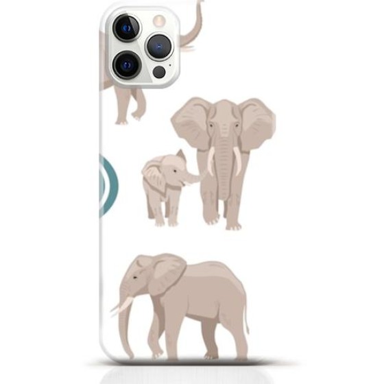 Elephant iPhone 15 Pro case Style 7
