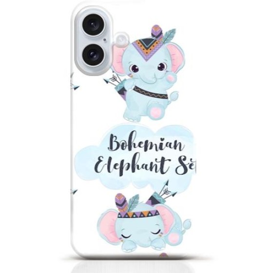 Elephant iPhone 16 case Style 5