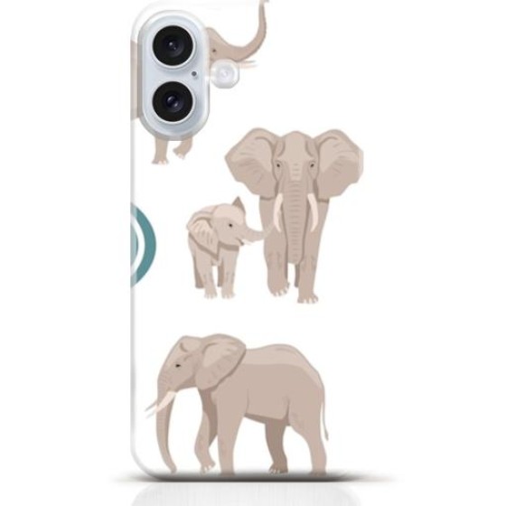 Elephant iPhone 16 case Style 7