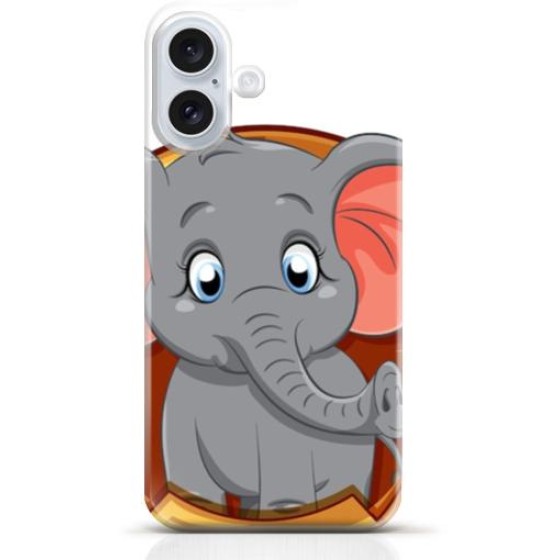 Elephant iPhone 16 case Style 9