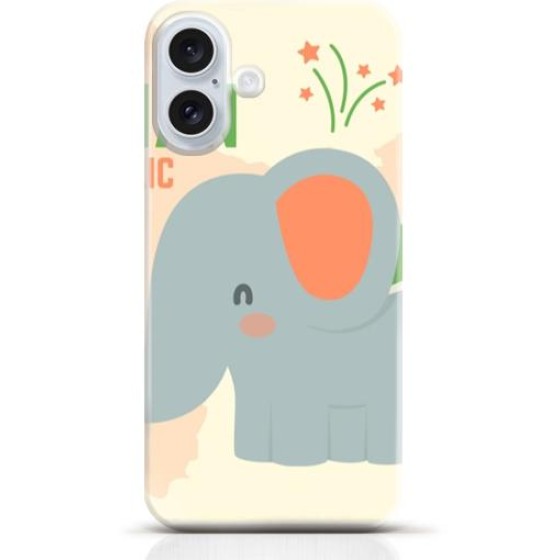Elephant iPhone 16 Plus case Style 1