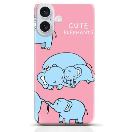 Elephant iPhone 16 Plus case Style 12