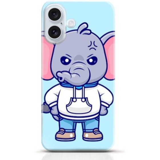 Elephant iPhone 16 Plus case Style 17