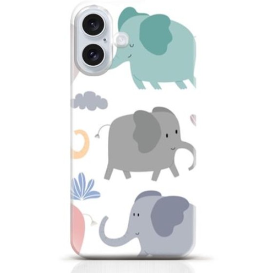 Elephant iPhone 16 Plus case Style 2