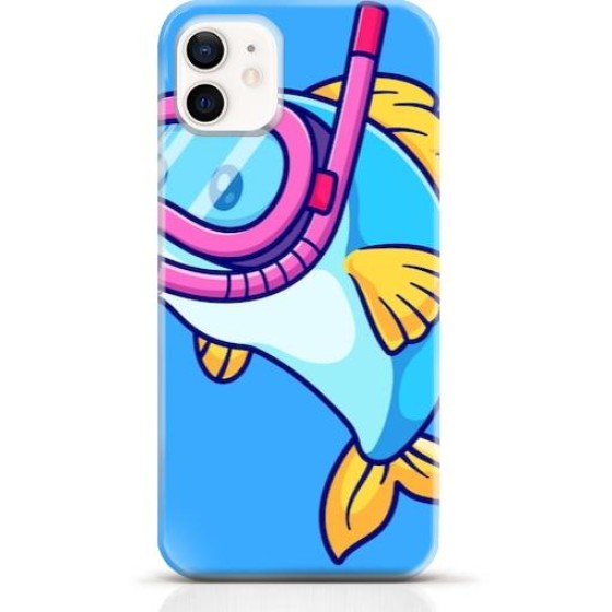 Fish iPhone 12 mini case Style 15