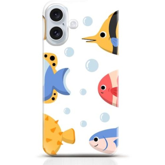 Fish iPhone 16 case Style 1