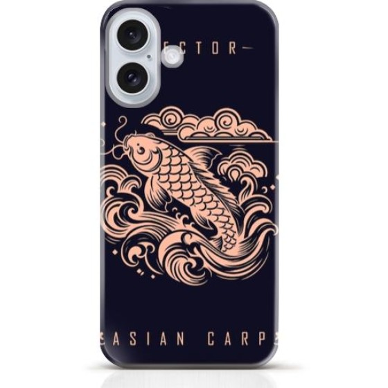 Fish iPhone 16 case Style 10