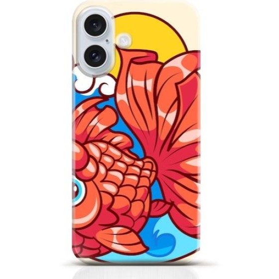 Fish iPhone 16 Plus case Style 17