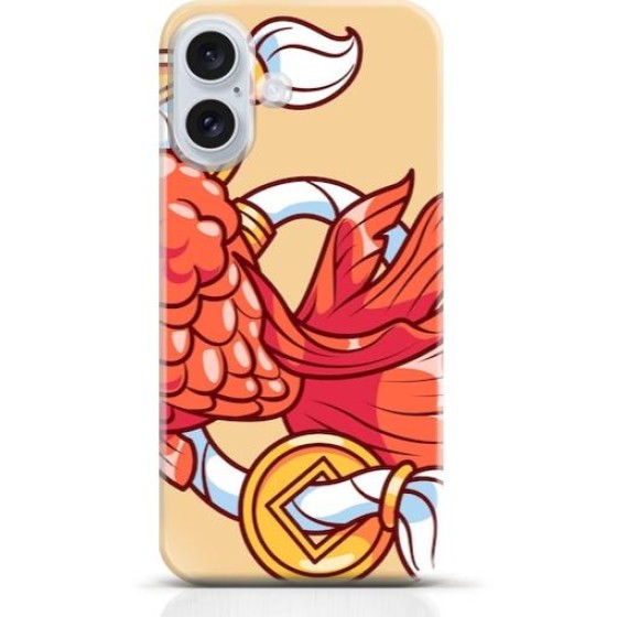 Fish iPhone 16 Plus case Style 19
