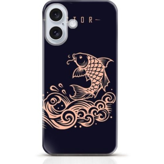 Fish iPhone 16 Plus case Style 3