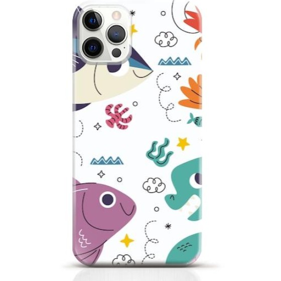 Fish iPhone 16 Pro case Style 24