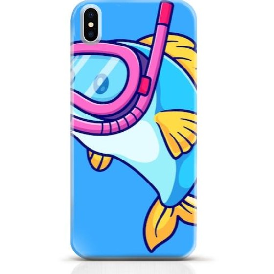 Fish iPhone XS case Style 15