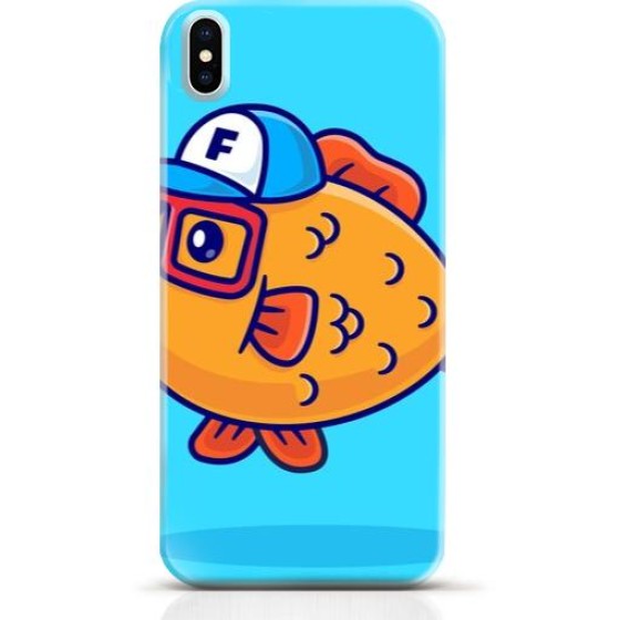 Fish iPhone XS case Style 16