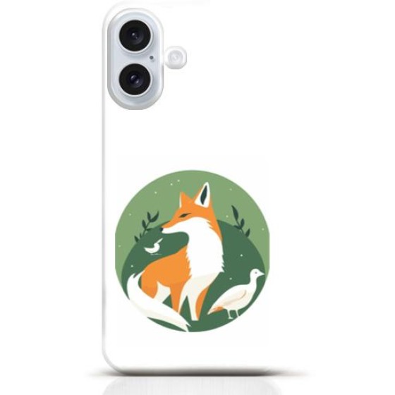 Fox iPhone 16 Plus case Style 1