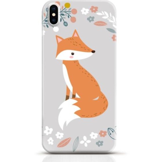 Fox iPhone XS case Style 16
