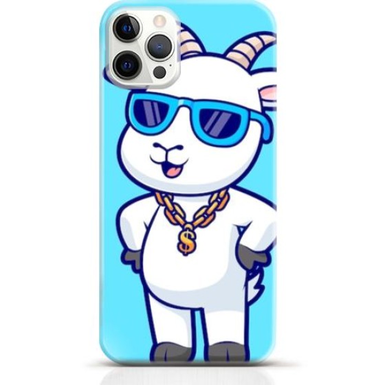 Goat iPhone 15 Pro case Style 20