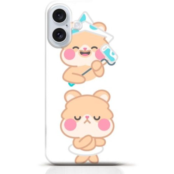 Hamster iPhone 16 case Style 4