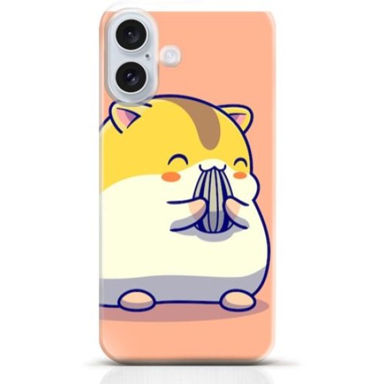 Hamster iPhone 16 Plus case Style 23