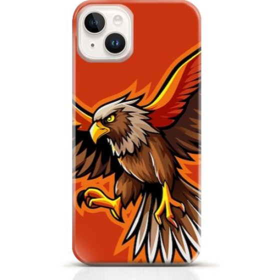 Hawk iPhone 14 Plus case Style 15