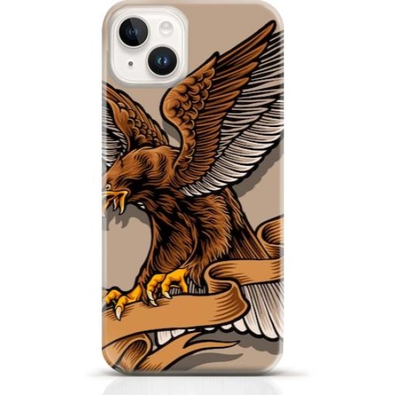 Hawk iPhone 14 Plus case Style 16